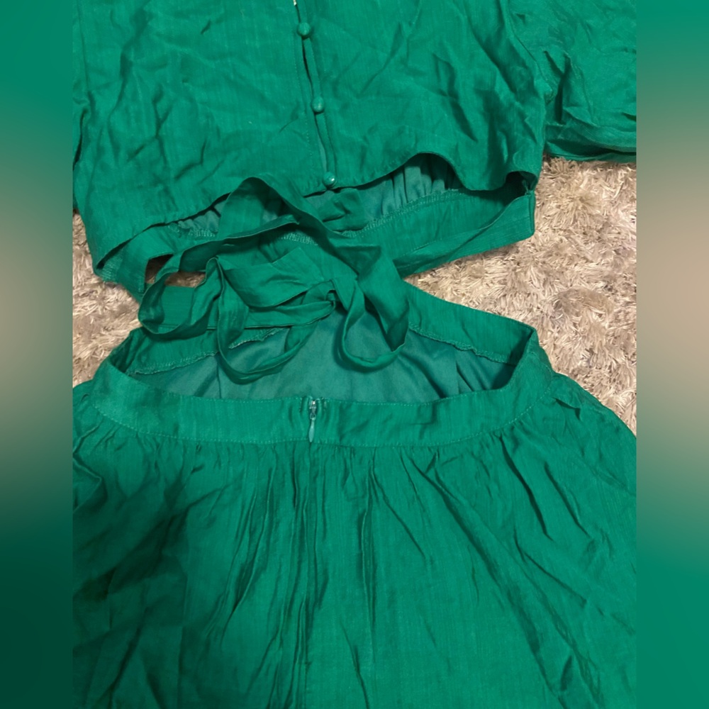 Flying Tomato Emerald Green dress size small NWT - Picture 5 of 13